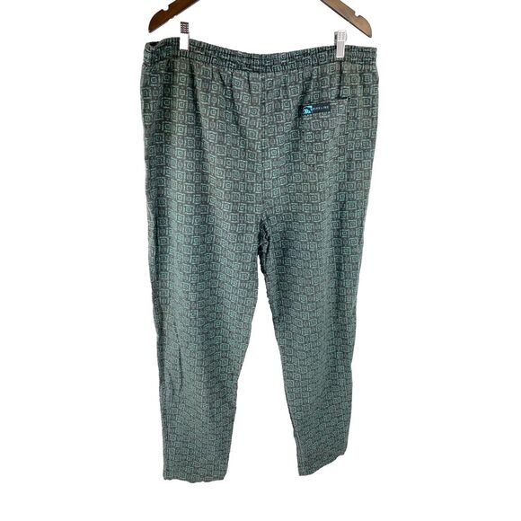 Pipeline Mens XL Vtg 80s 90s Surfing Lounge Pants Drawstring Pattern Beach Baggy - Picture 3 of 9